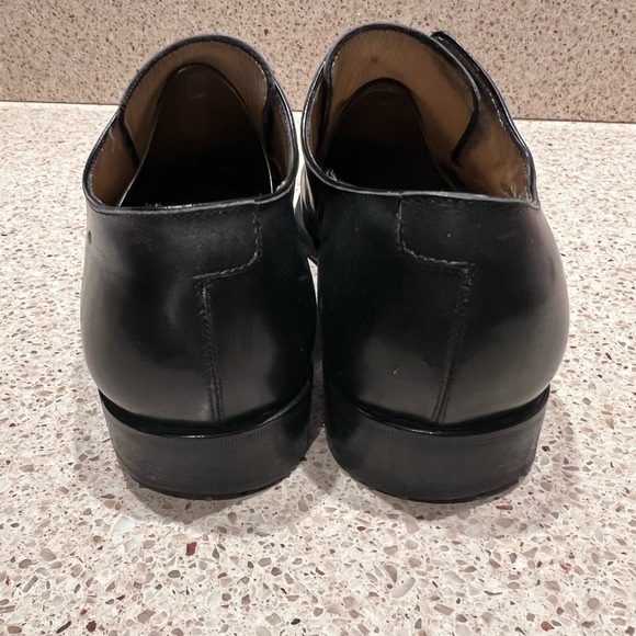 Salvatore Ferragamo Men's Lace Up Shoe in Black Size 10 - Picture 8 of 10